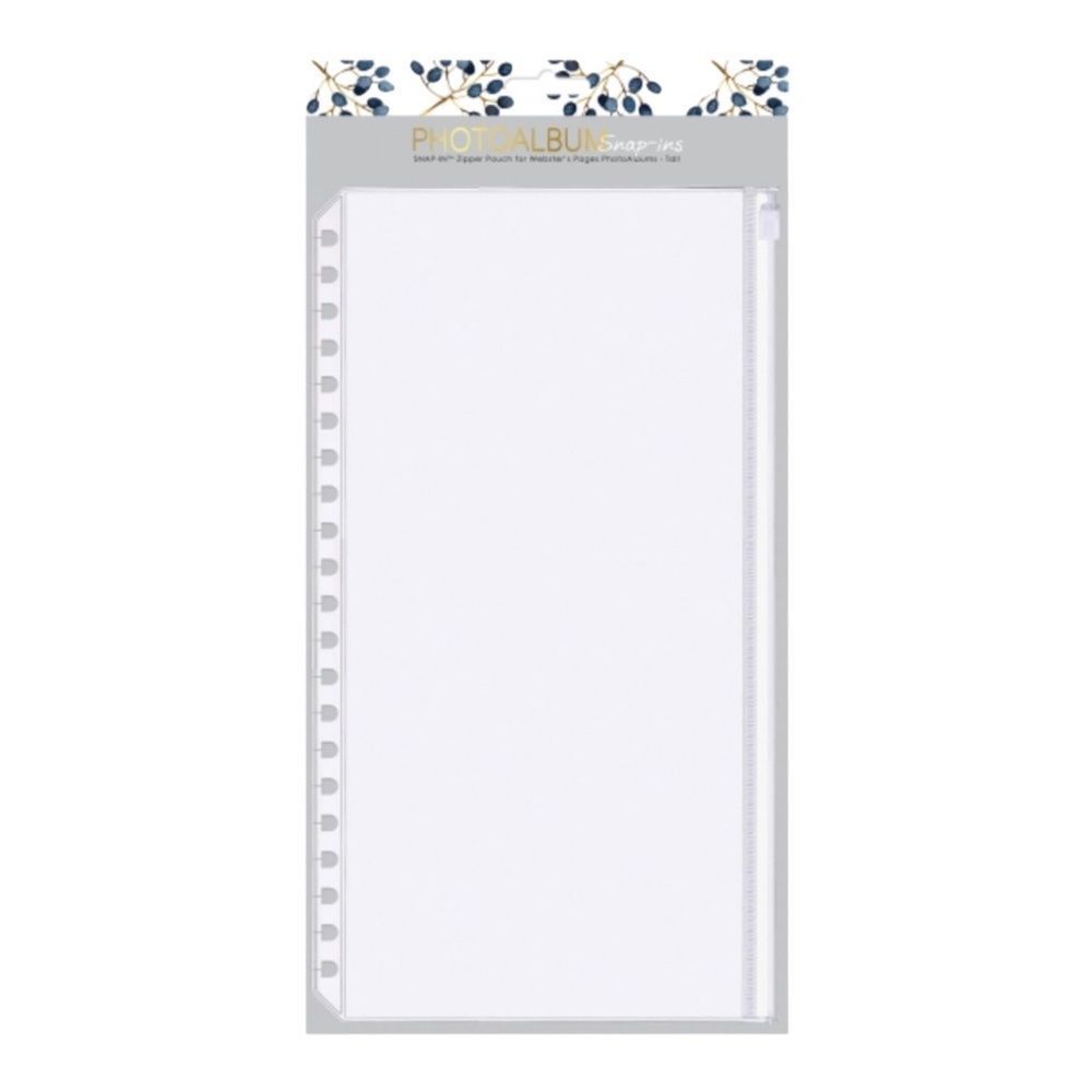 NIP:  Snap-In Zipper Pouch for‎ Webster’s Pages Photo Albums—Tall